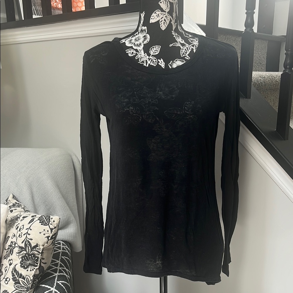 BB Dakota Sheet Black Long Sleeve Tee-Small